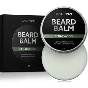LoveryMen Cedarwood Beard Balm - 4oz Beard Butter & Softener