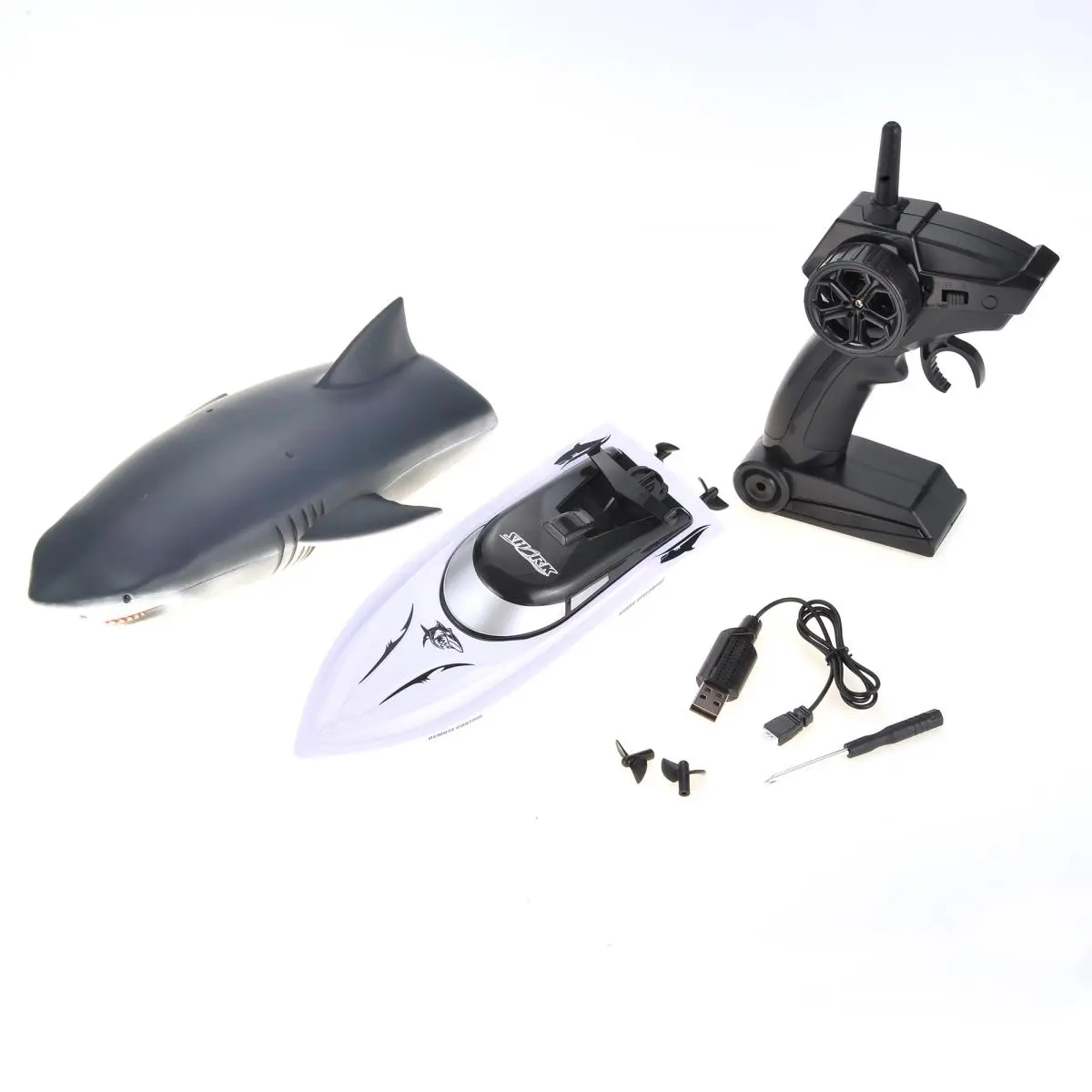 212 MAIN Small Animal 2-in-1 2.4GHz Radio Remote Controlled Speedboat - Detachable Head, Manual Tune Function, Quality Body Material, 20-Minute Runtime, Ages 14+