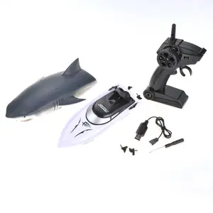 212 MAIN 2-in-1 Radio Remote Controlled Speedboat for Small Animals - Detachable Head, Manual Tune Function, Ages 14+