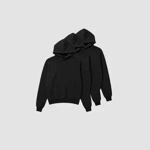 Bundle Of Three Black Oversized Hoodies