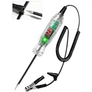 Automotive Test Light 3-70V Digital LED Voltage Tester Auto Circuit Tester with Voltmeter Dual Polarity Indicator Bidirectional Electrical Voltage Test Pen for Car Truck SUV Checker