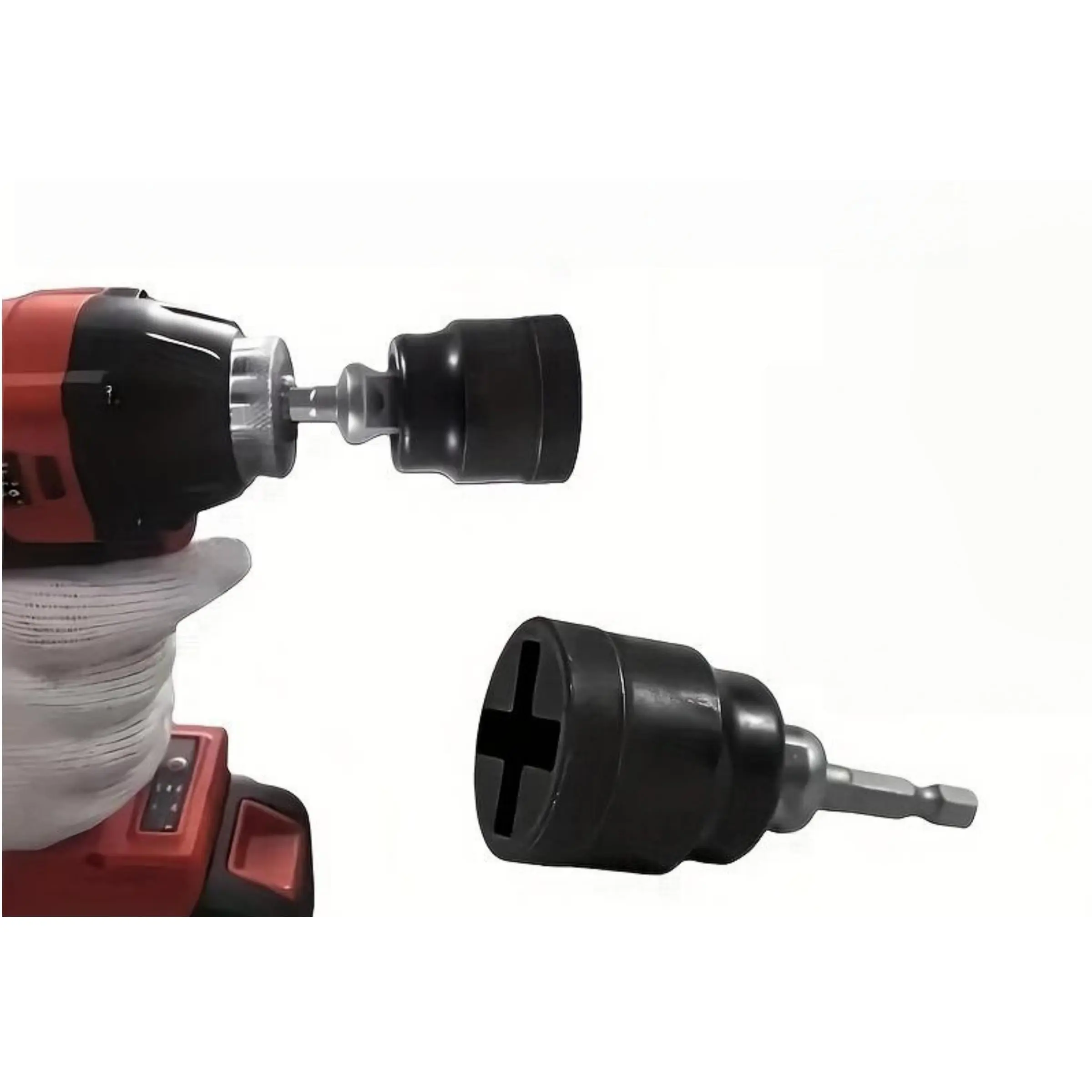 New Jack Socket Wrench, Home Car Repair Tool, Scissor Lift Jack Tire Change Wrench, Quick and Effortless, Essential Automotive Gear, Nuts, Fastening