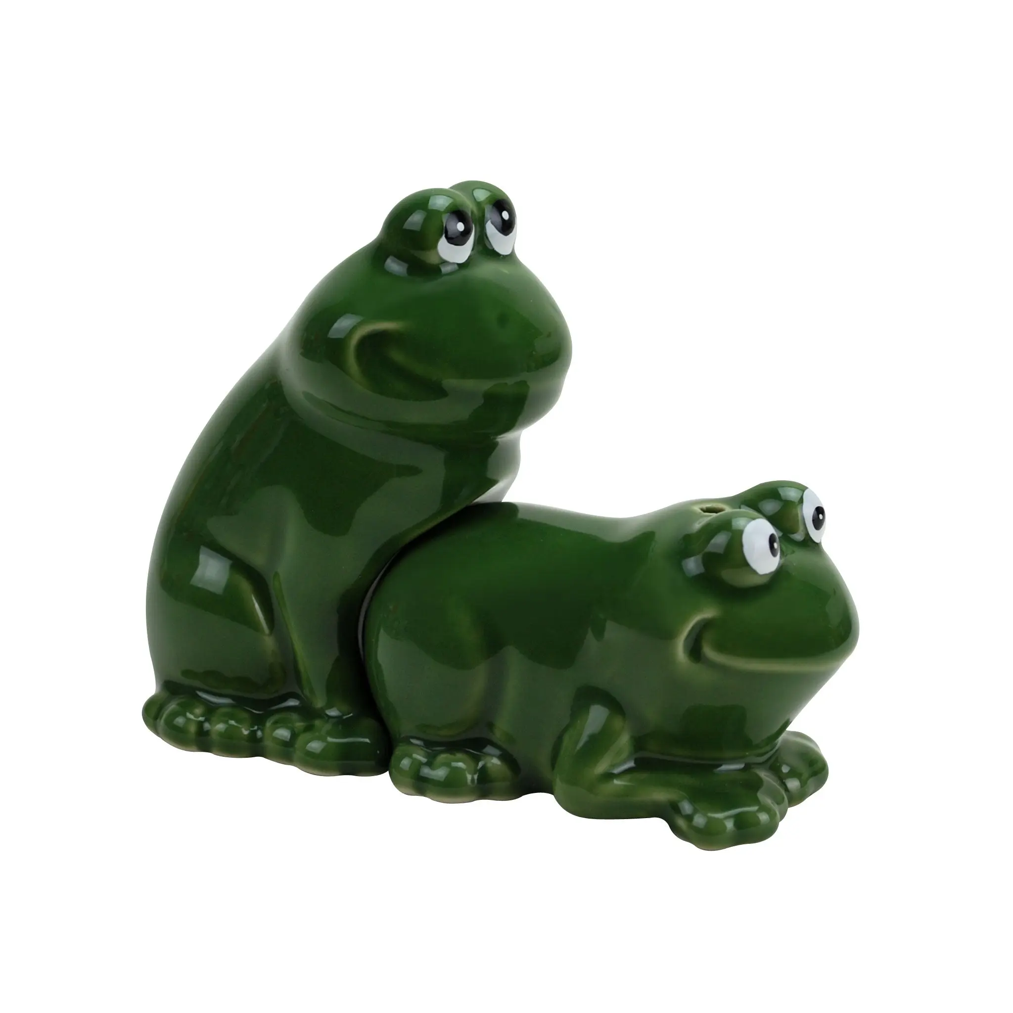 BigMouth Froggy Style Salt & Pepp Shakers — Frog Salt and Pepper Shaker Set, Funny Novelty Kitchen Decor, Housewarming and White Elephant Gift for Frog Lovers