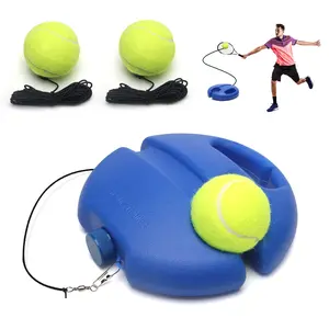 Tennis Trainer Rebound Ball, Solo Training Equipment, Portable Tennis Rebounder Kit, with String Balls, Suitable for Beginners Exercise