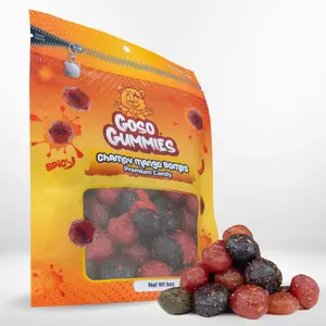 Goso Gummies Viral Chamoy Mango Bombs - 6oz Bag - Gushers Snack Candy