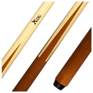 XCEL Compact Fit Shortie Billiards & Snooker Cue Stick, 4-Point Design, Multi-Size with Multiple Length Options