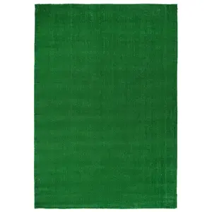 Artificial Turf Solid Grass Indoor Outdoor Area Rug - GREEN