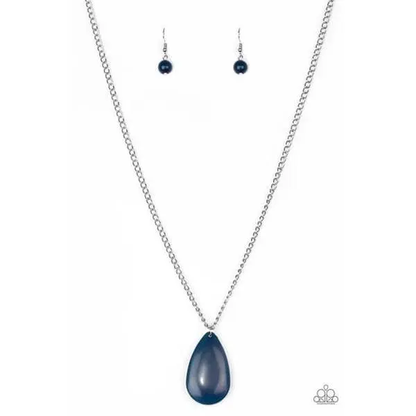 So Pop-YOU-lar Blue Necklace 1413