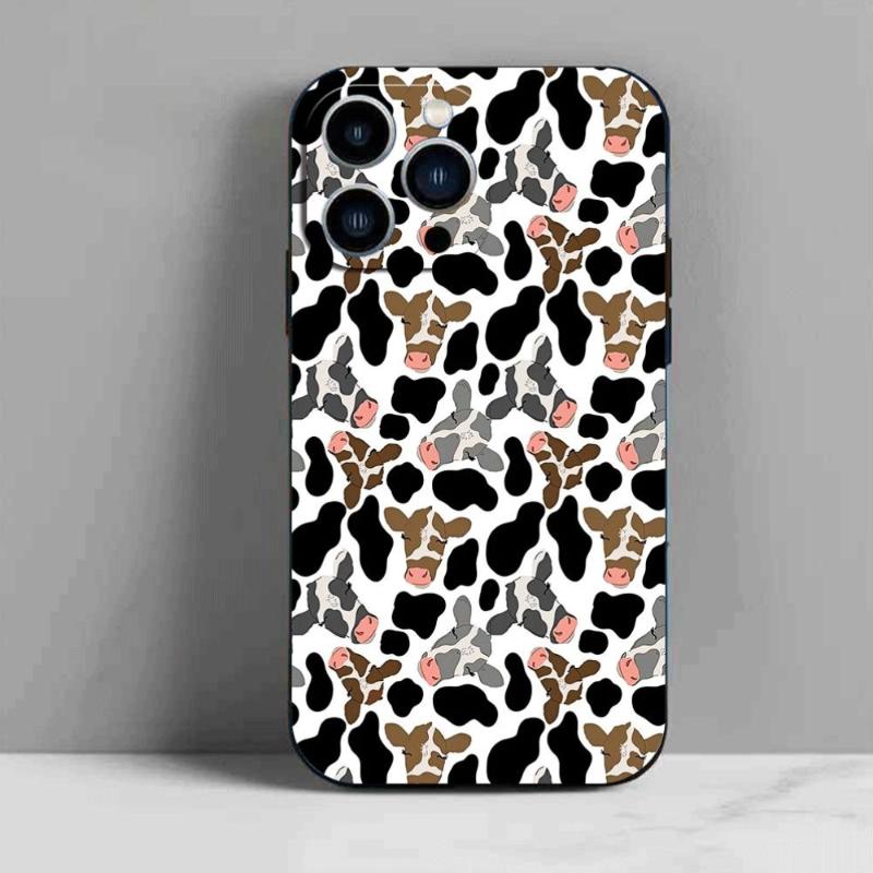 Straight Edge Phone Case for iPhone 15 Plus 16 Pro Max 14 13 12 11 XR XS A cowboy and boot-themed Pattern Shockproof Silicone TPU Bumper Drop Protection Soft Cover