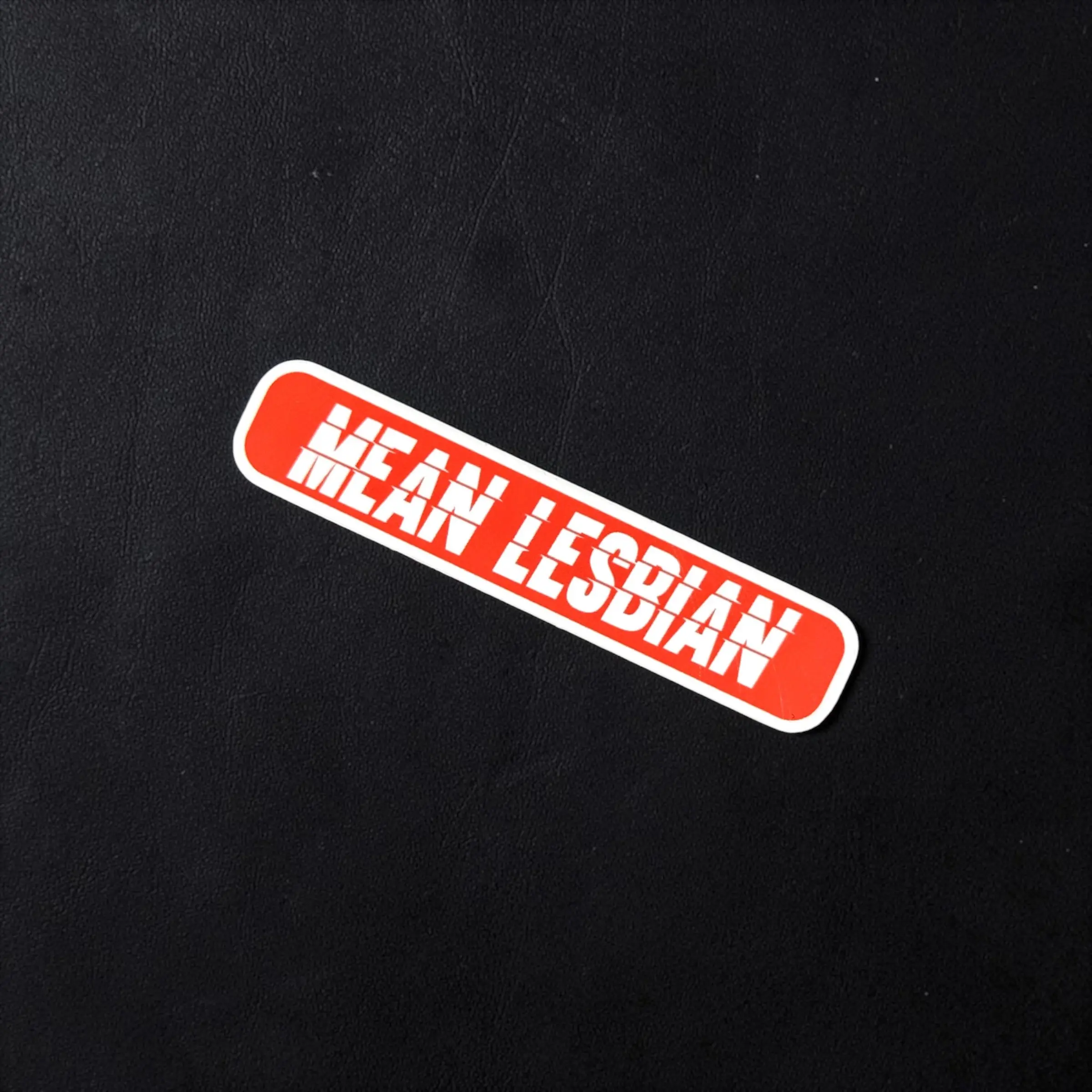 Mean lesbian sticker