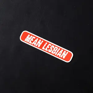 Mean lesbian sticker
