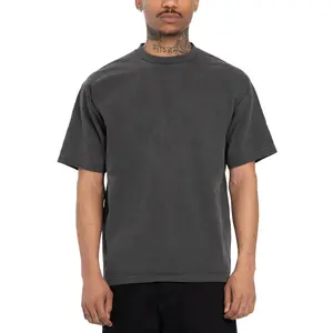 Pro Club Men's Heavyweight Garment Dyed Short Sleeve Crew Neck T-Shirt