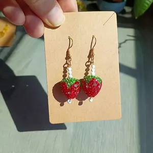 Strawberry Howlite Earrings
