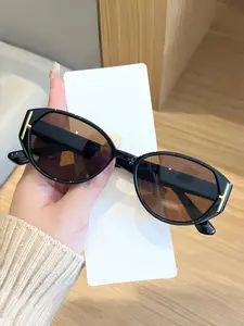 Unisex Y2K Trendy Small Frame Glasses, Vintage Classic Style, Durable Streetwear Accessories, Casual Daily Wear, Party Gifts, Trendy Vintage Sunglasses