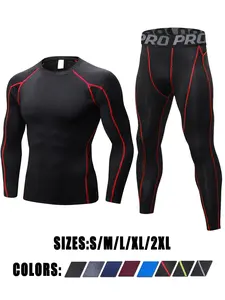 Thermal Underwear Mens Long Johns for Men Thermal Underwear Set Long Sleeve Base Layer Compression Suit Thermals Top & Bottom Sports Clothes for Workout Skiing Running