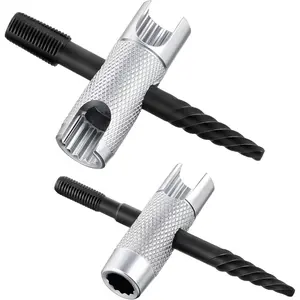 Grease Zerk Fitting Tool All in One Grease Fittings Assortment with Removal Tool Fit 1/4"-28 M10x1 M8x1 and Hex Size 3/8" 5/16" 7/16" for Install, Remove, Rethread