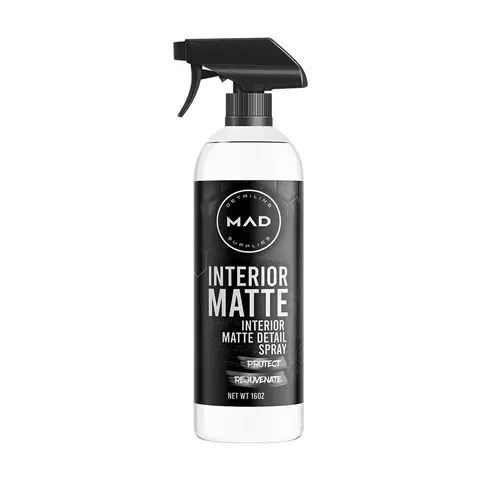 Car Interior Cleaner Protectant with UV Protection, Matte Finish Automotive Fluid for Leather, Vinyl Surfaces - Cleans Light Dirt & Dust, Prevents Fading, Compatible with Microfiber Cloth Use