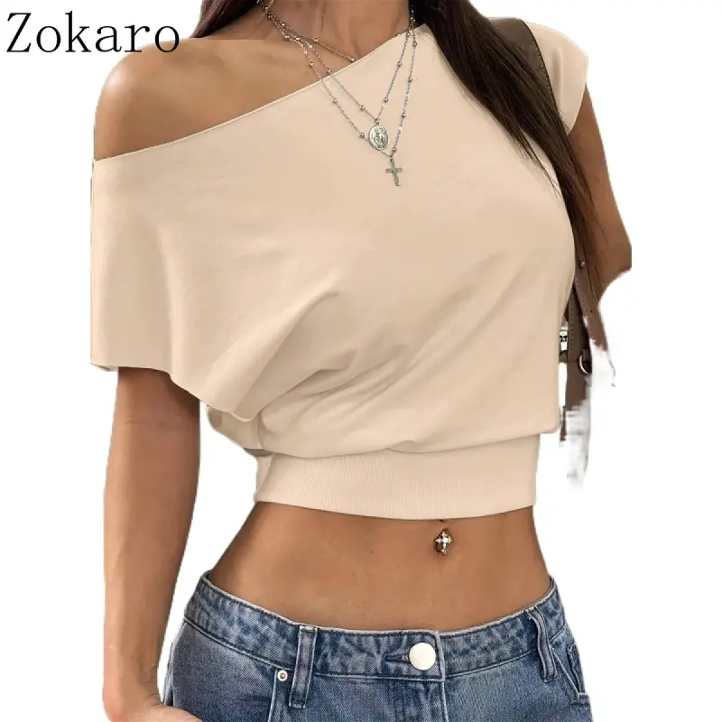 cropped off shoulder sweatshirt - TikTok Shop