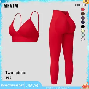 Women's 2 Piece Solid Color Cut-Out Backless Camisole & High-Waist Leggings Tracksuit Set, Premium Compression Workout Yoga Spandex Athletic Activewear, Breathable Summer Sport Outfit for Yoga, Gym, Valentine's Day Gift