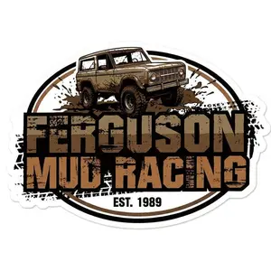 Ferguson Mud Racing Window or Helmet Decal Tiktok