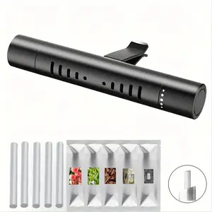 6pcs Car Air Freshener Vent Clip - Metal Diffuser with 5 Refills, Long Lasting Scent for Car Truck SUV, Auto Interior Accessories