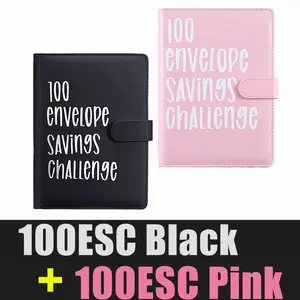 100 Envelopes Retirement Saving Challenge, Savings Envelope Binder, Prepare Early for Retirement with Budget Binder & Cash Envelopes, Secure $5050 Retirement Savings Goal