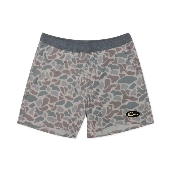 Drake Deer Camo Shorts Pant | Whitetail Hunting Shorts | Woodland Camo Shorts | Timber Pattern Shorts | Buck Hunter Shorts | Archery Hunting Apparel | Bow Hunting Outfit | Men's Outdoor Shorts | Forest Camouflage Shorts | Lightweight Summer Shorts