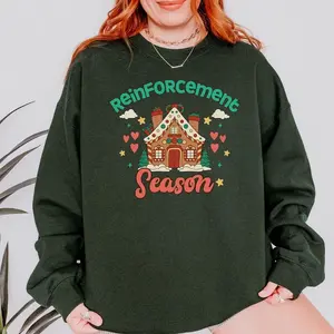 ABA Therapy Christmas Sweatshirt / Short Sleeve T-SHIRT , Tacky Christmas , BCBA Christmas , RBT Shirts, Behavior Analyst Crewneck Hoodie