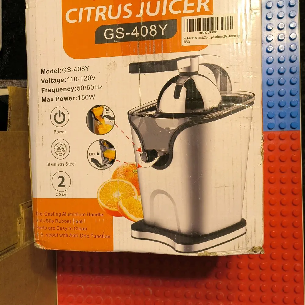 300W Electric Centrifugal Machine for Fruits and Vegetables, Easy to Clean Compact Juicer for Home