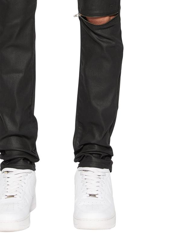 KSUBI VAN WINKLE WAXED CAGED JEANS