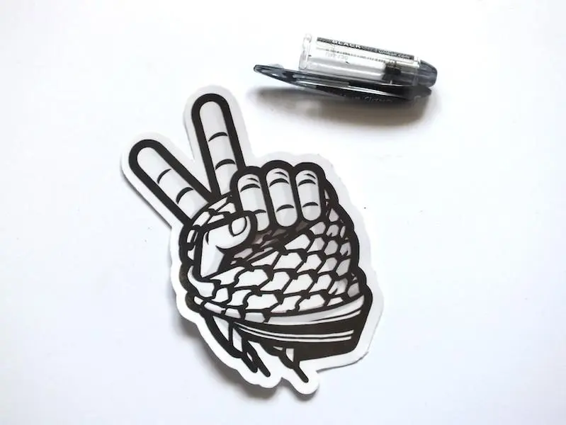 Palestine Keffiyeh Sticker, Show Solidarity, Palestine Decal