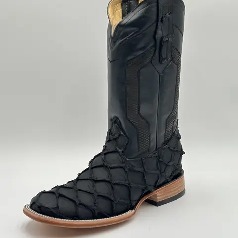 Bota- grabada en Negro (Print)/ Embossed leather F