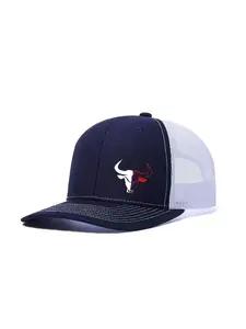 1pc Unisex Trucker Hat Trucker Style Bull Head Printing Mesh Baseball Cap Richardson Slightly Curved Brim Baseball Cap Adjustable Snapback Cap Adjustable Dad Hats Outdoor Mesh Breathable Sun Hat Gift for Men Women Sports Outdoor Hats