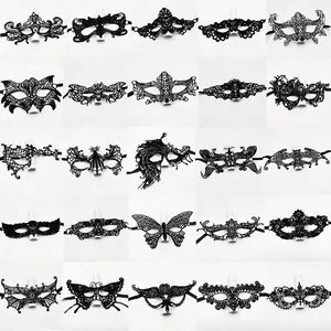 Women Lace Mask Set, Soft & Sexy Design, Perfect for Ballroom Dance Parties, Performances, and Personal Use, Ideal Gift Choice