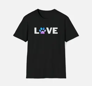 Love tshirt, love dog tshirt, dog tshirt, Unisex Softstyle T-Shirt