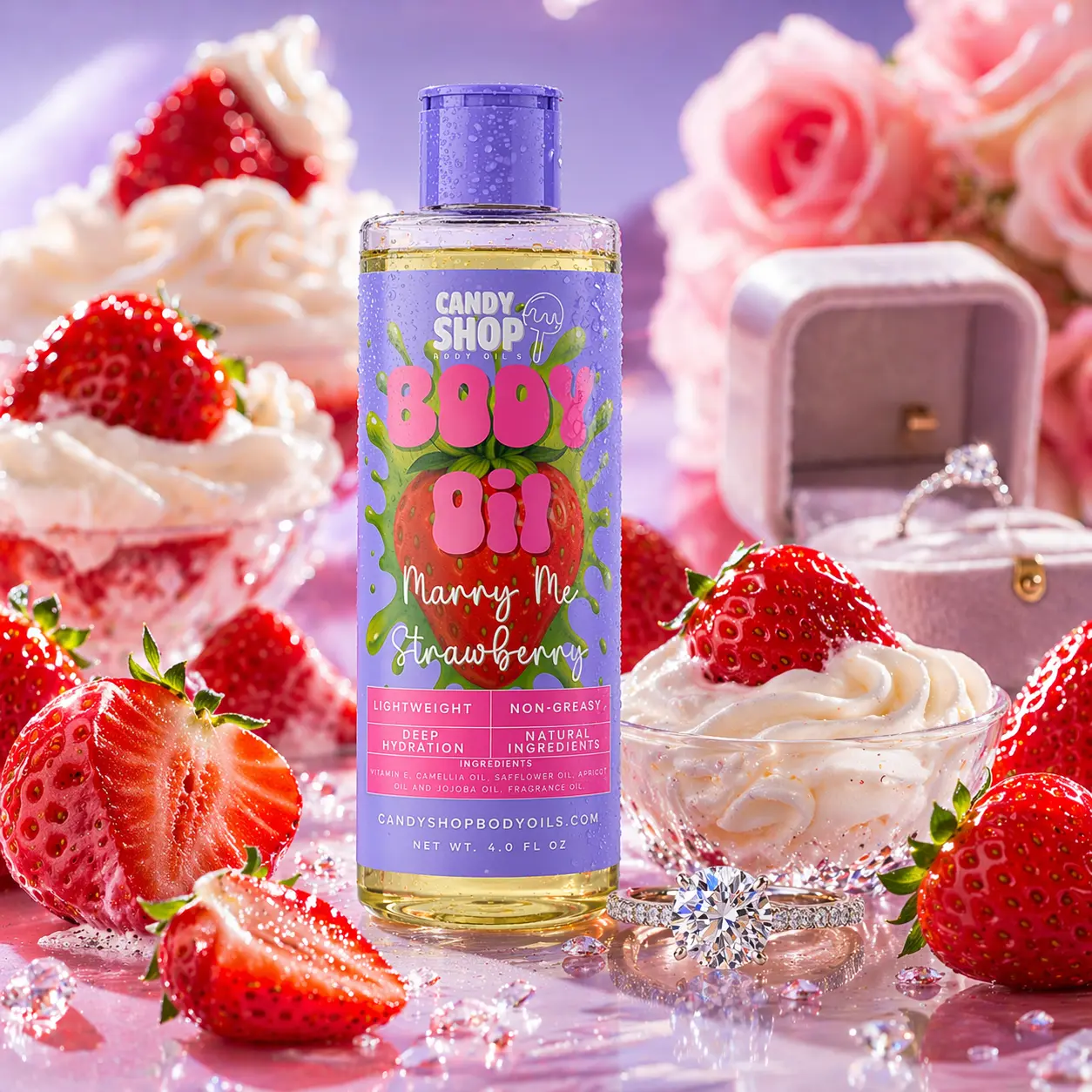 Marry Me Strawberry Body Oil