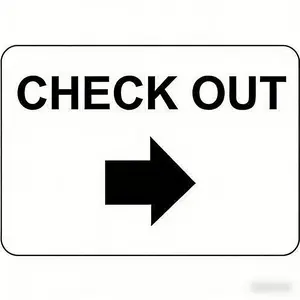 Metal Plaque for Wall Decoration, Featuring a Black And White Street Sign Warning with a Right Arrow, Measuring 8X12 Inches, Suitable for Both Indoor And Outdoor Office Signage