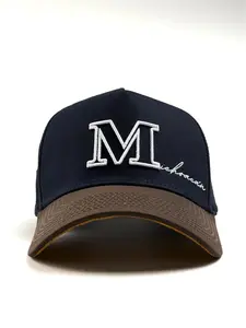 " MICHOACAN "  Signature Cap ( Navy / Brown )