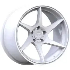 Anovia Titan Dove White Wheel 18x9.5 +38 ART103189551003873W 1550 Load Rating 6 Bolt 5x100 Offset 6.75 Brushed Apollo Silver