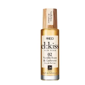 el:kiss New York Perfume Roll-On 12ml - Vanilla Bean & Cashmere Eau de Parfum - 24 Hours Long Lasting Fragrance