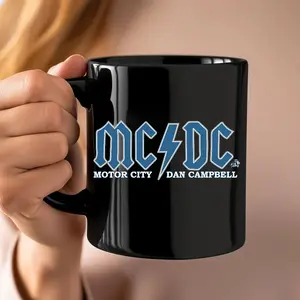 MCDC , Motor City Dan Campbell Christmas Coffee Mugs 11oz & 15oz - Cozy Up This Holiday Season