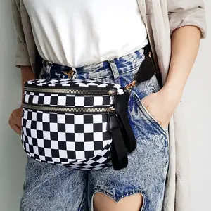 Large capacity waterproof nylon waist bag, stylish and spacious shell-shaped crossbody bag, adjustable shoulder straps, multi-pocket outdoor shoulder bag, colorful hip bag, high-quality feel, available in multiple colors. It can hold all your travel essen