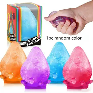 Dreamy Water Drop Malt Candy Squeeze Toy, Squishies, Stress Relief Tool, Perfect for Office Desk Decor, Classroom Rewards, Party Gifts