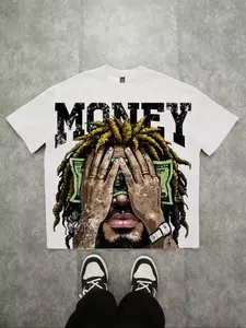 The Joy of Seeing Money Mens 3D Graphic T-Shirt