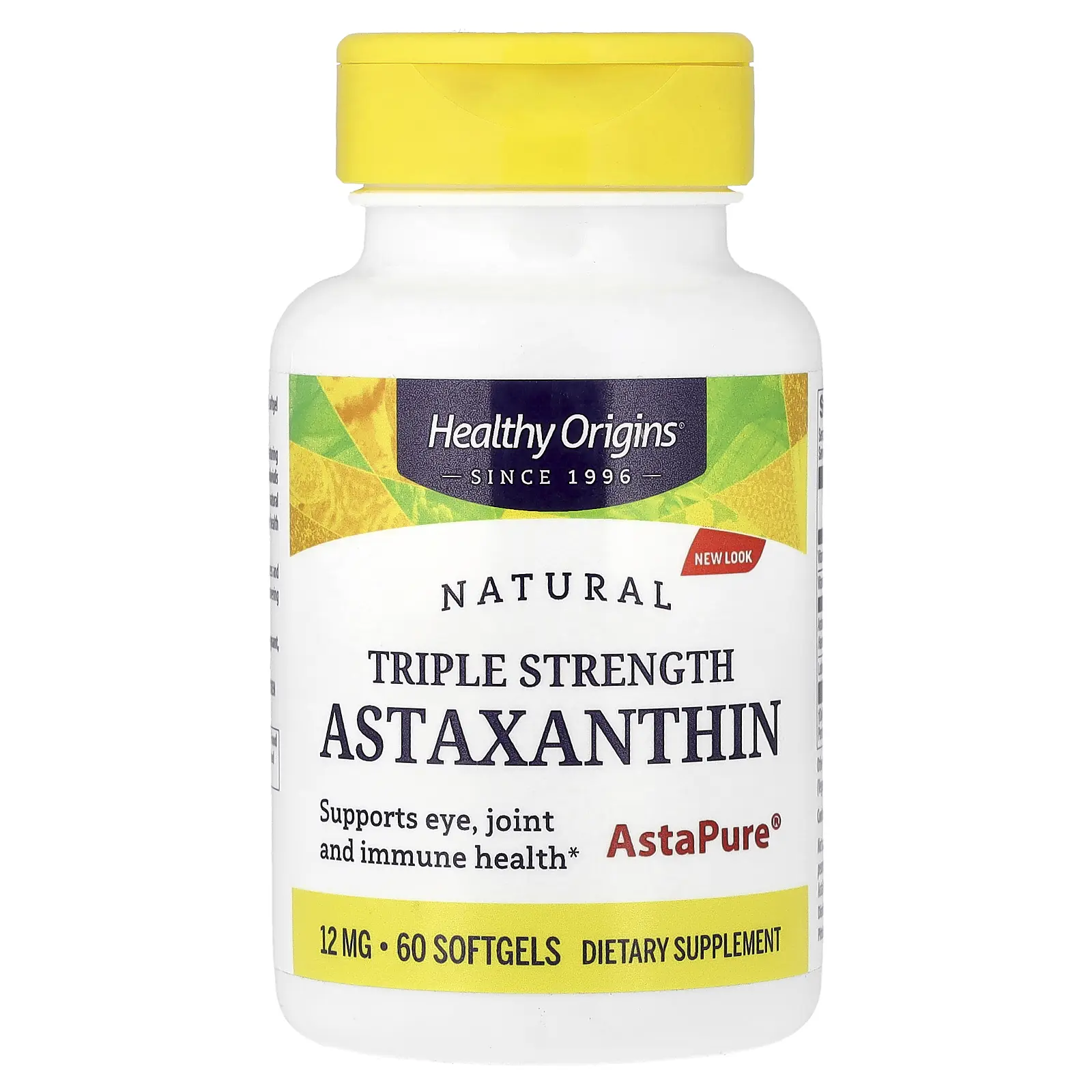 Healthy Origins Natural Astaxanthin, Triple Strength, 60 Softgels