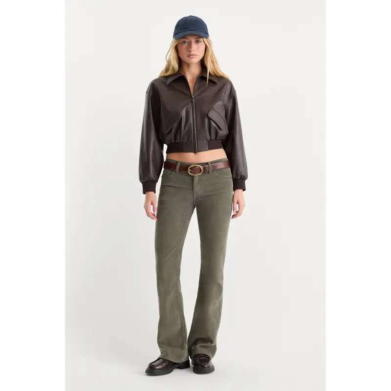 VINTAGE LOW RISE BOOTCUT CORDUROY PANT | WASHED CYPRESS