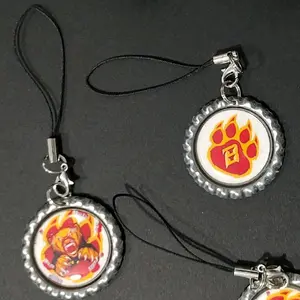 Personalized Bottlecap Cell Phone Charm (1)