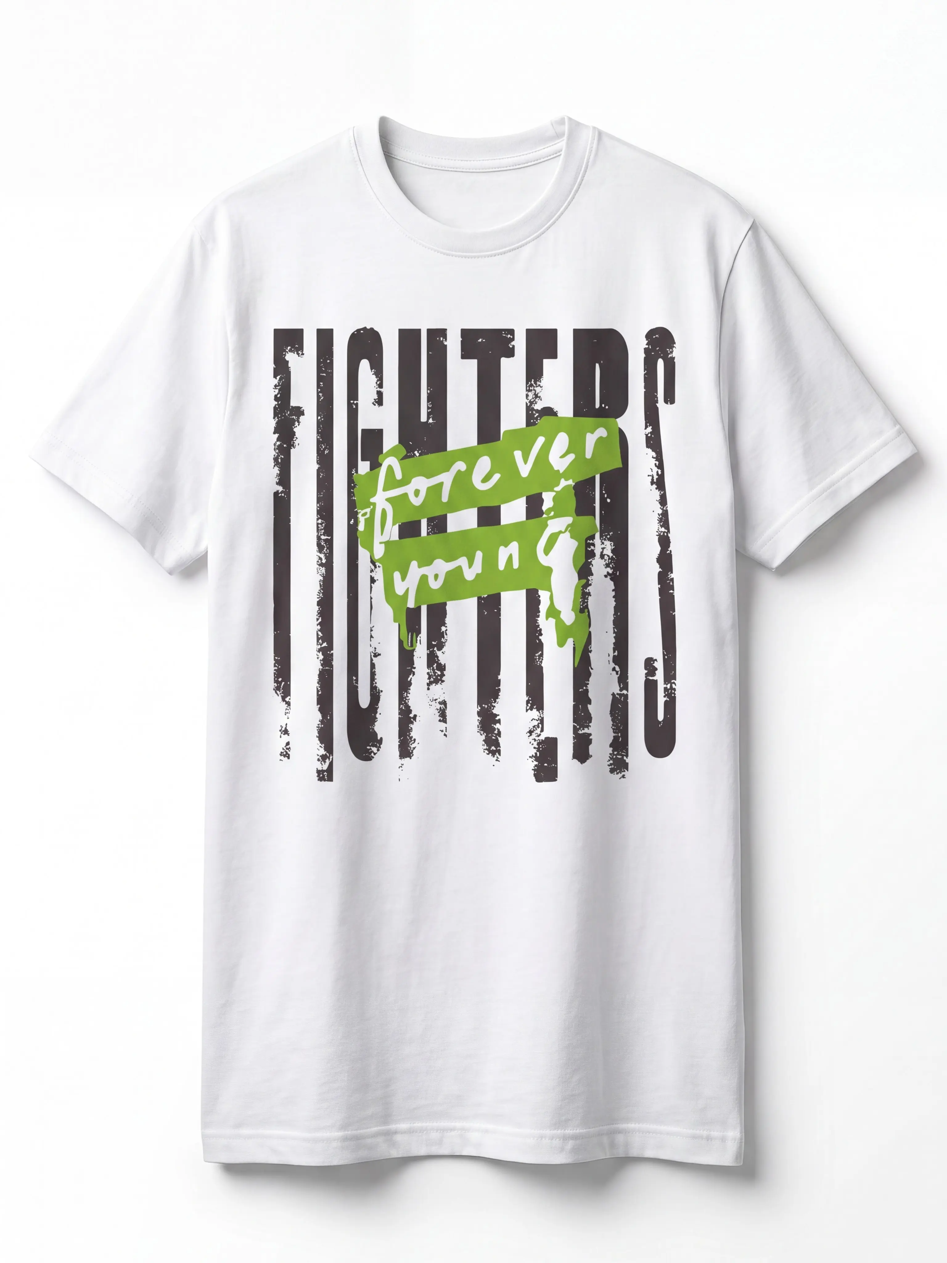 Casual Cotton "FOREVER YOUNG" Sleeveless T-Shirt
