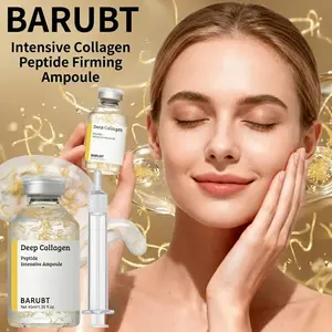 Deep Collagen Peptide Hyaluronic Acid Moisturizer, Intensive Firming & Refreshing, Non-Greasy Texture, All Skin Types, Daily Skincare, Travel-Friendly, Holiday Gift, Serum Ampoule