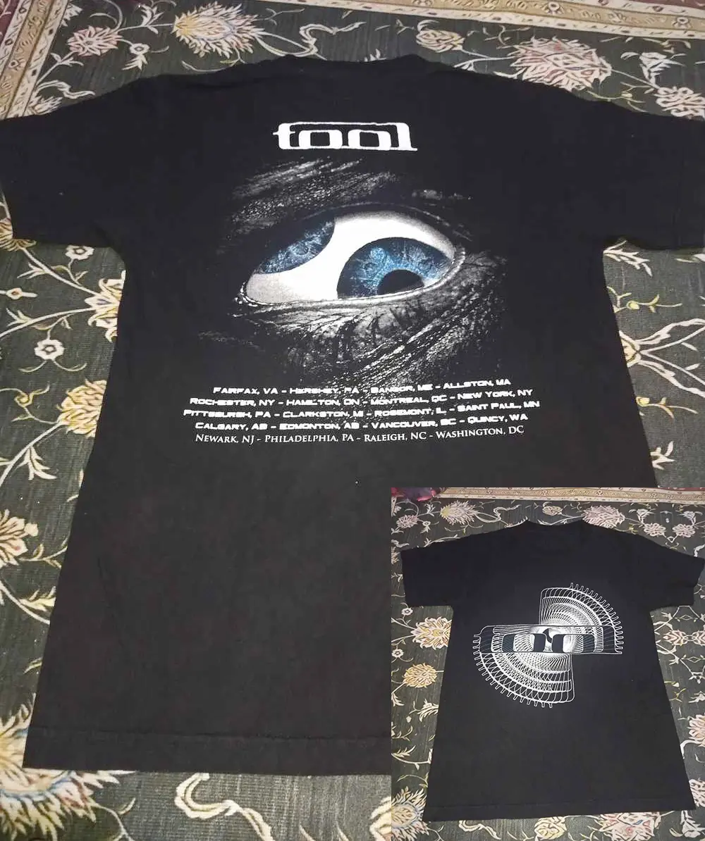 Band Tees, Rock T Shirt TOOL TOUR BAND TEES, Tool Rock Band T Shirts, Tool Heavy Metal Band, Reprint